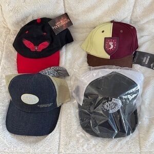 Supernatural Bundle of 4 Baseball Hats Caps NWT